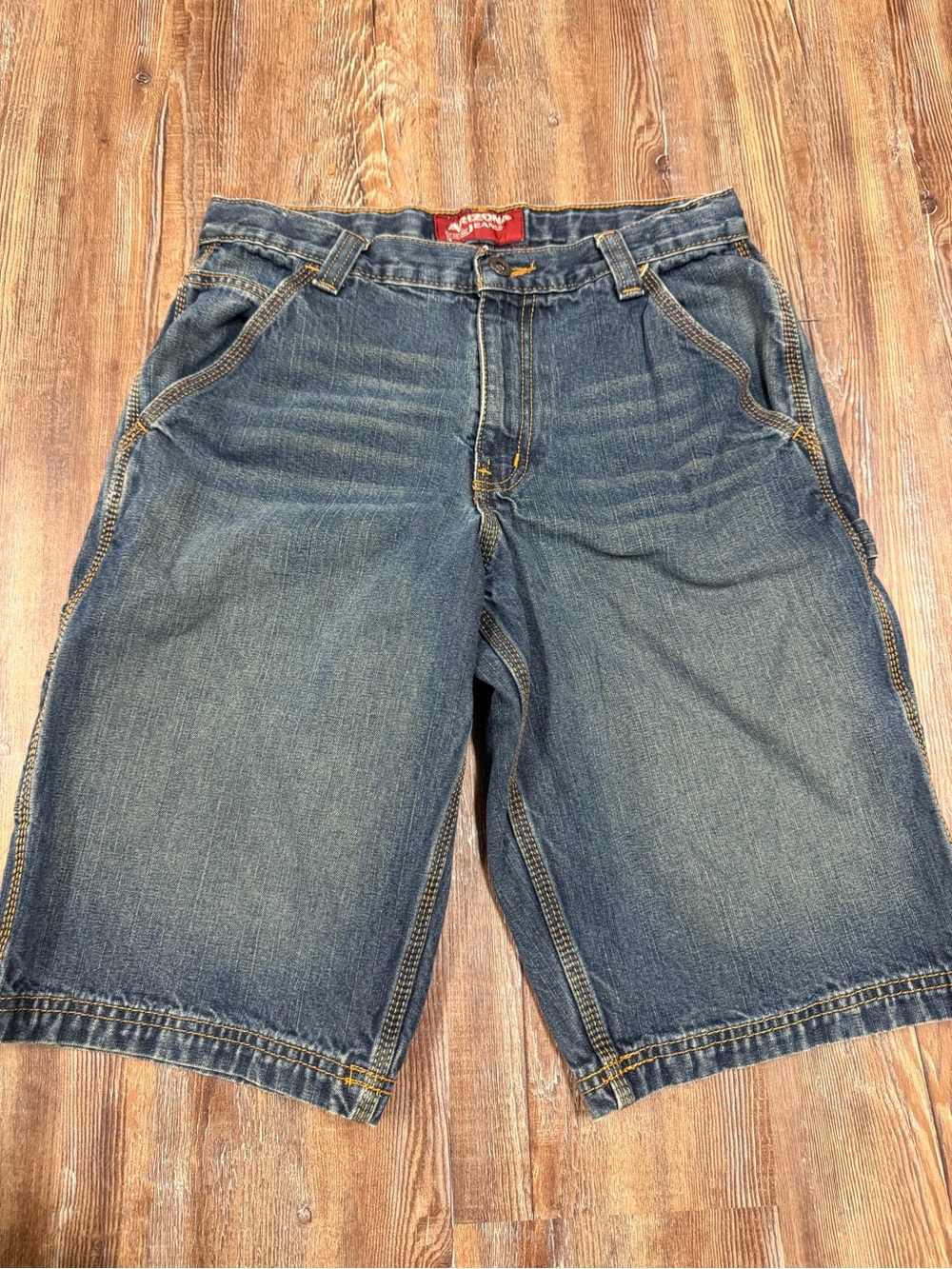 Vintage Y2K Arizona blue cargo jorts